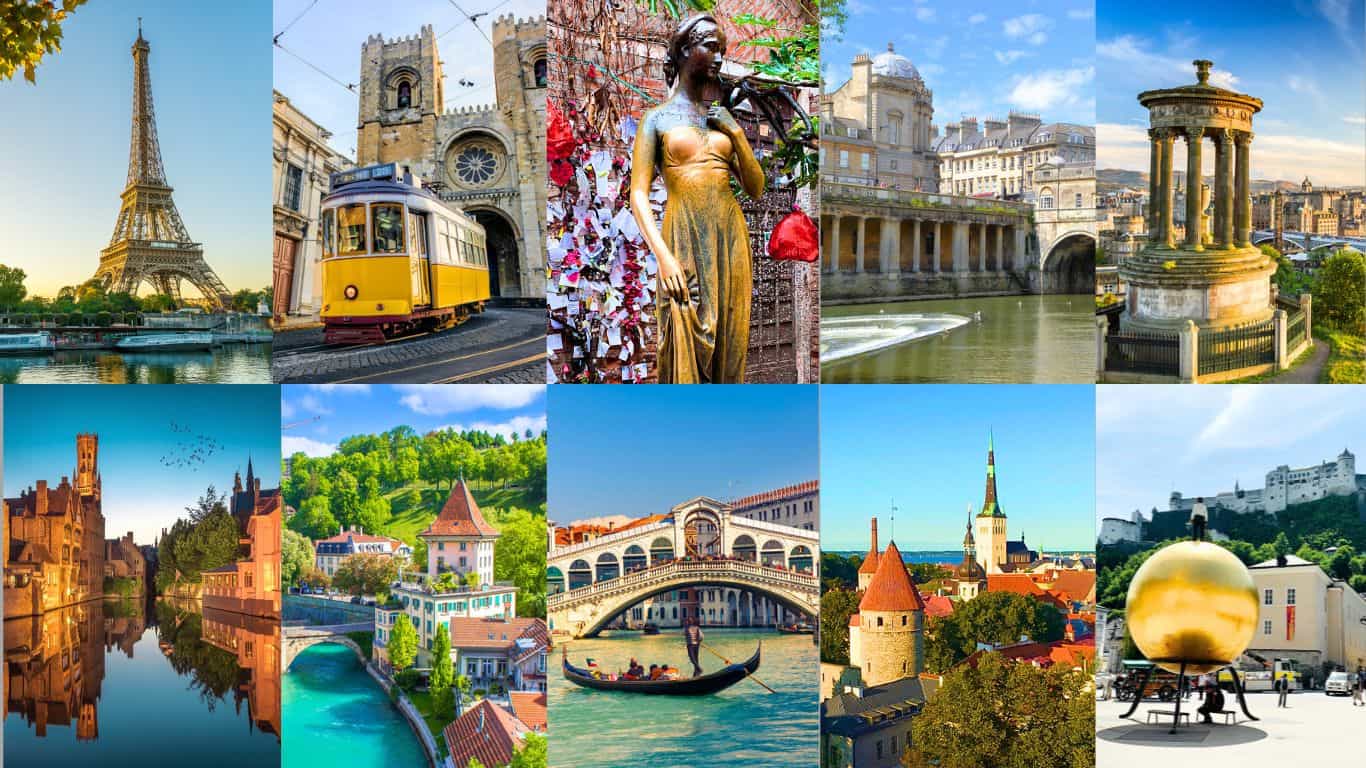 The Top European Destinations for a Romantic Escape